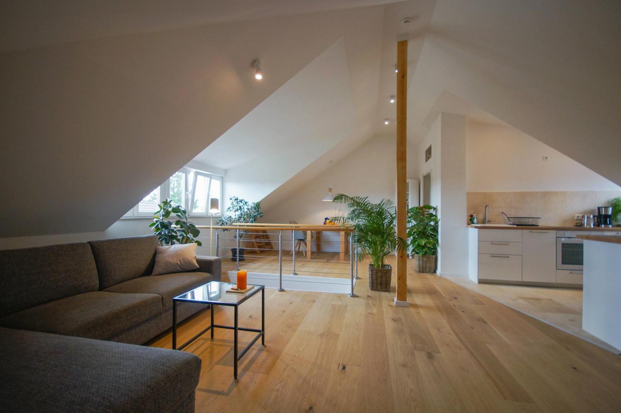Modernes Und Helles Apartment Im Loft Stil Гайдельберг Екстер'єр фото